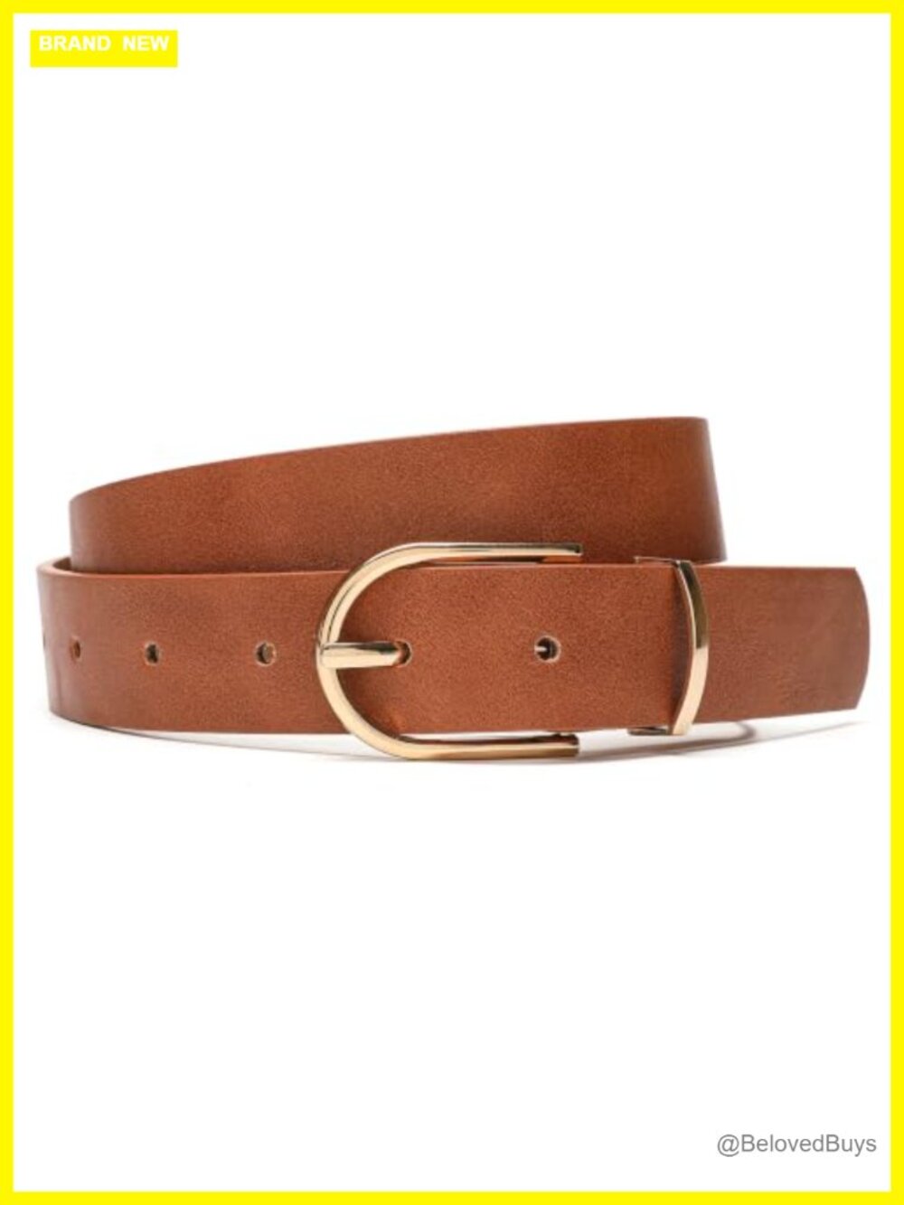 Faux Leather Women's Belt - Classic Chic Belt for Jeans & Dresses
